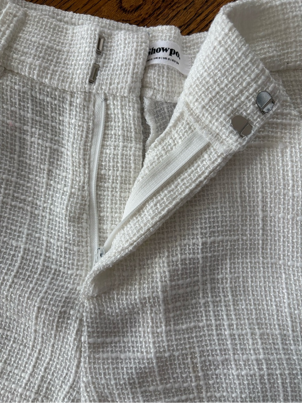 Showpo White High Waist Shorts Set - Picture 5 of 7